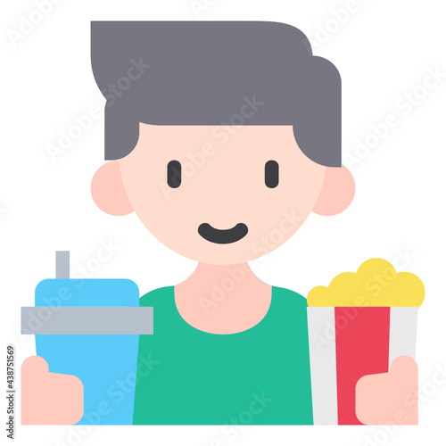 watching a movie