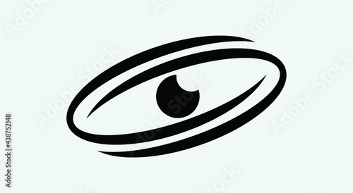eye icon vector the simple modern eyes logos