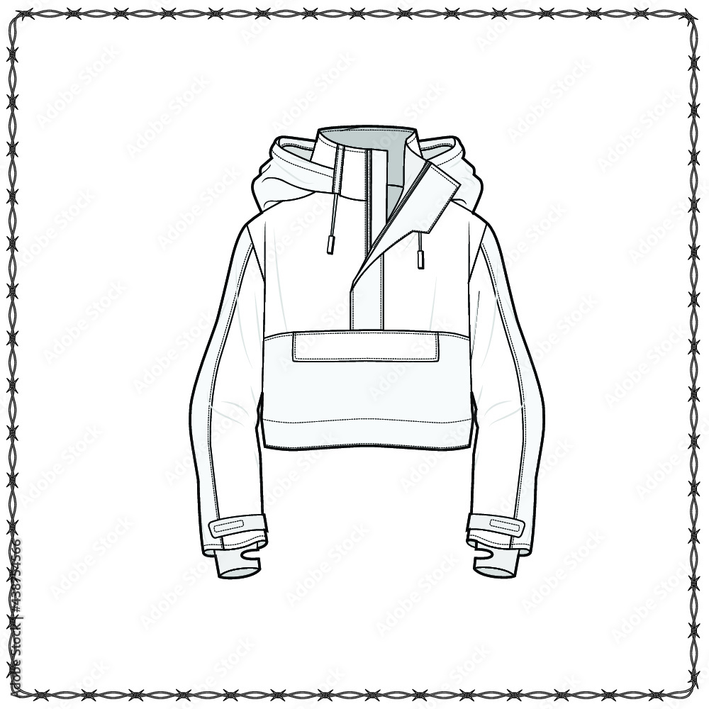 Editable fashion garment flat sketch for creating new designs mockup Editable fashion garment flat sketch for creating new designs mockup