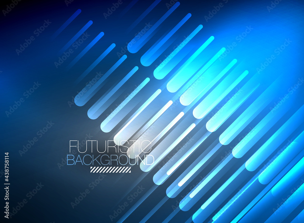Bright neon color techno abstract background, shiny glowing neon lines in the dark background Bright neon color techno abstract background, shiny glowing neon lines in the dark background