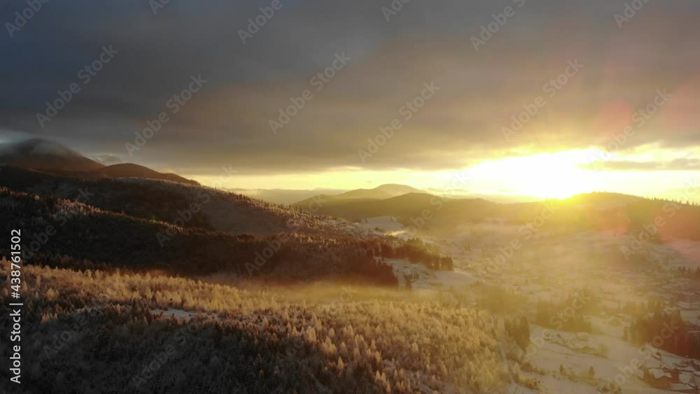 sunset in the mountains winer sunset in the mountains winer