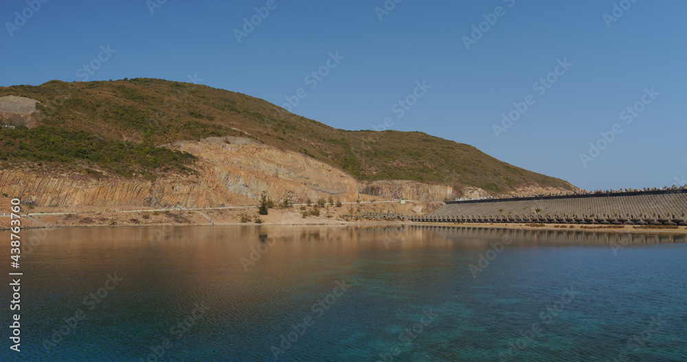 High Island Reservoir in Hong Kong Geo Park