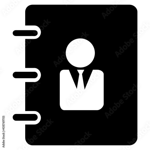 human_resource_file_document_glyph_icon