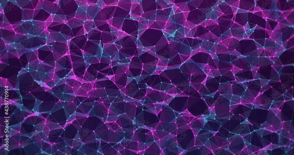 Obraz premium Abstract lines shapes plexus background 