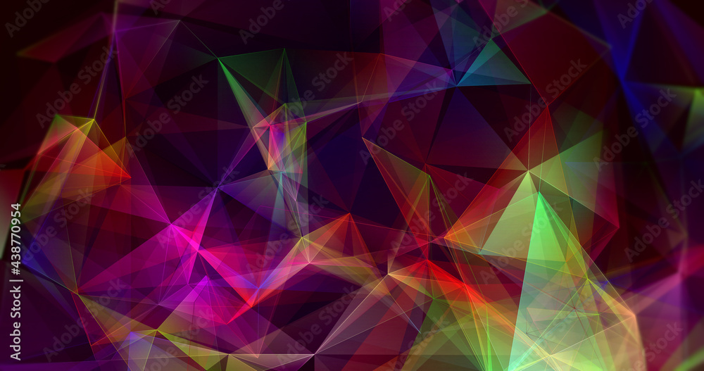 Concept plexus shapes background color Concept plexus shapes background color