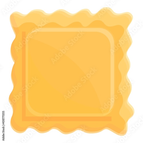 Raw ravioli icon. Cartoon of Raw ravioli vector icon for web design isolated on white background