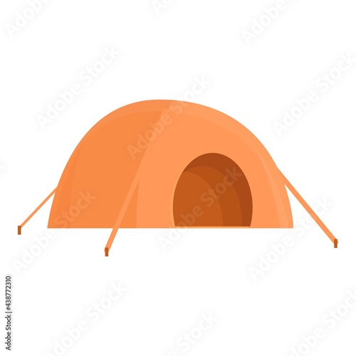 Tent for expeditions icon. Cartoon of Tent for expeditions vector icon for web design isolated on white background