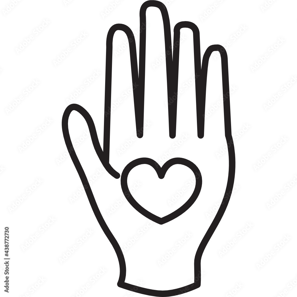 charity_giving line icon charity_giving line icon