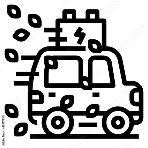 hybrid car icon