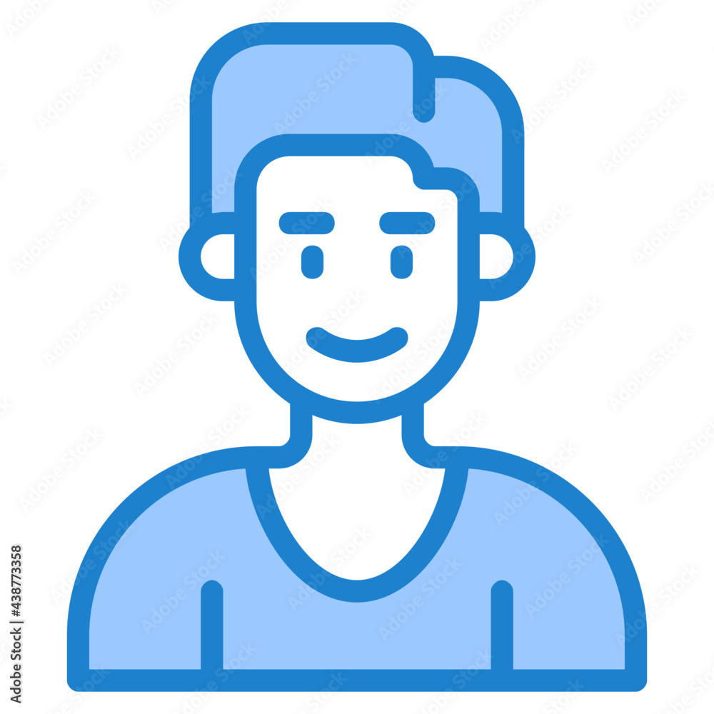 profile blue style icon profile blue style icon