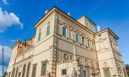 The Villa Borghese art gallery and museum housed in Villa Borghese Pinciana in Rome, Italy photo