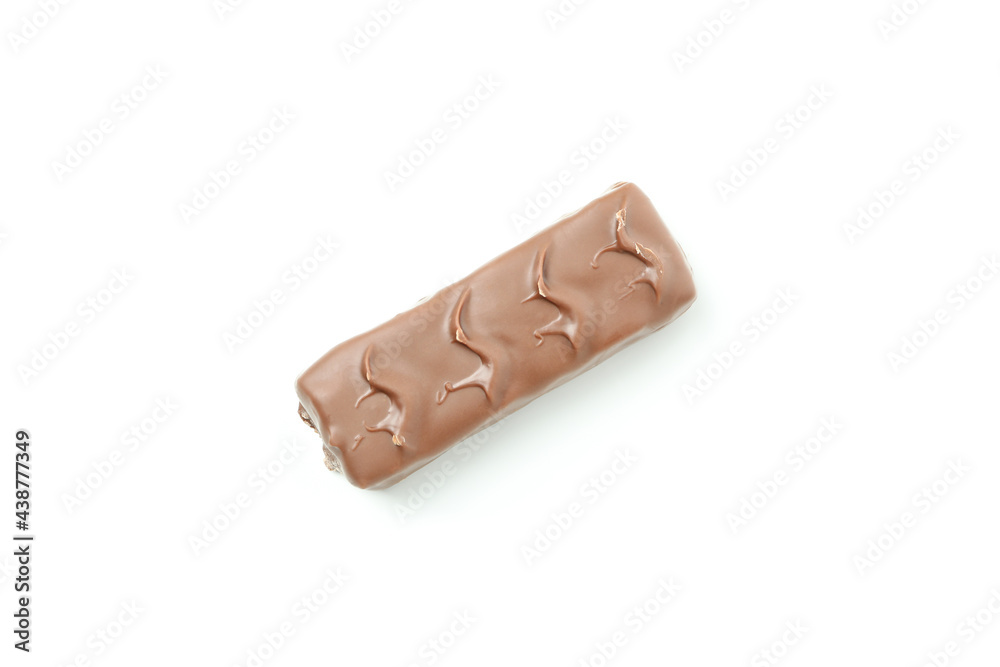 Tasty candy bar isolated on white background Tasty candy bar isolated on white background