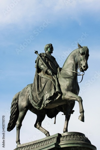 Equestrian Statue of King John of Saxony in Dresden, Germany