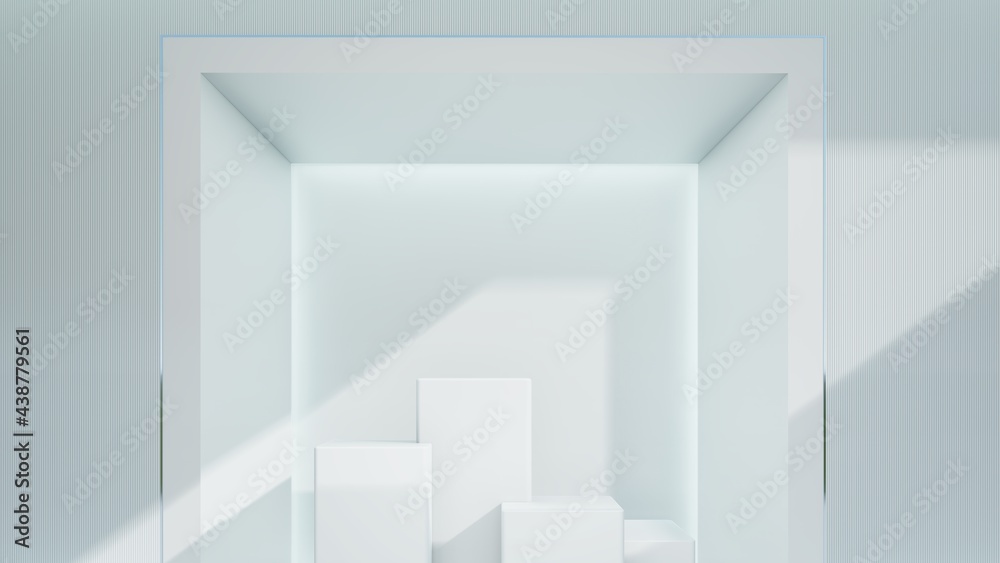 Mock up podium for product presentation, 3d render, 3d illustration. Mock up podium for product presentation, 3d render, 3d illustration.