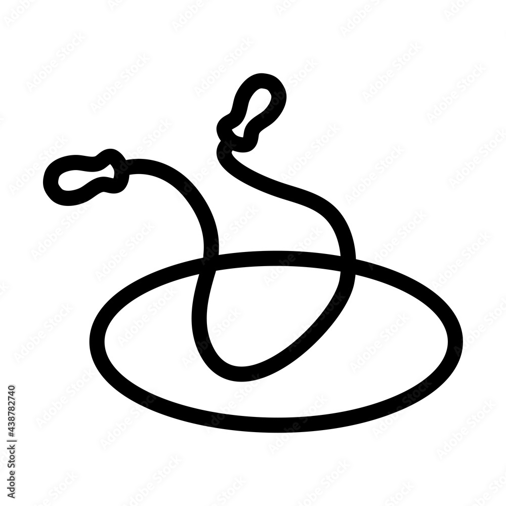 Icon Of Jump Rope And Hoop