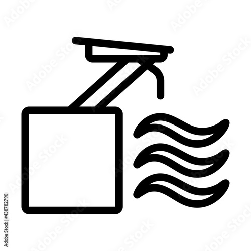 Icon Of Diving Stand