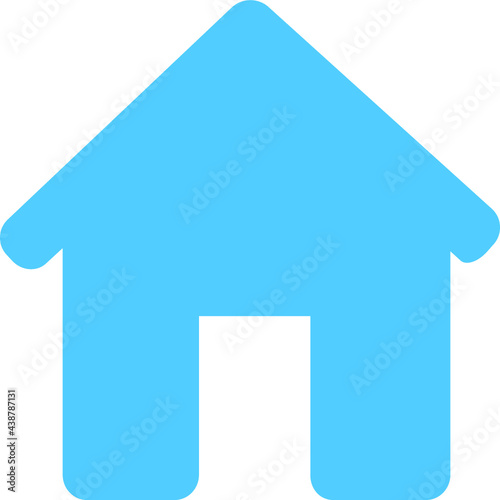 blue house icon