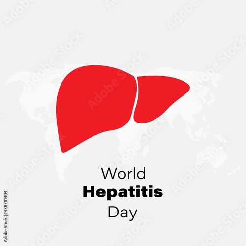 vector illustration for hepatitis day
