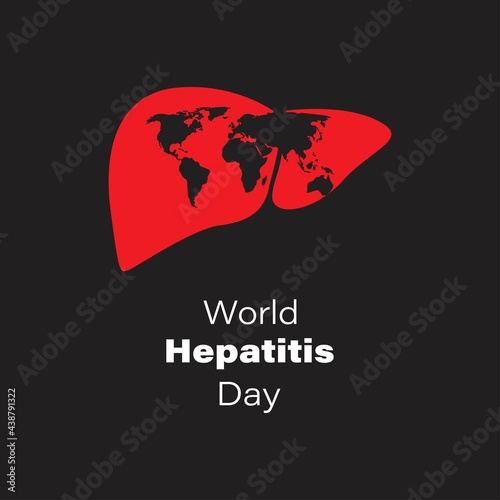 vector illustration for hepatitis day
