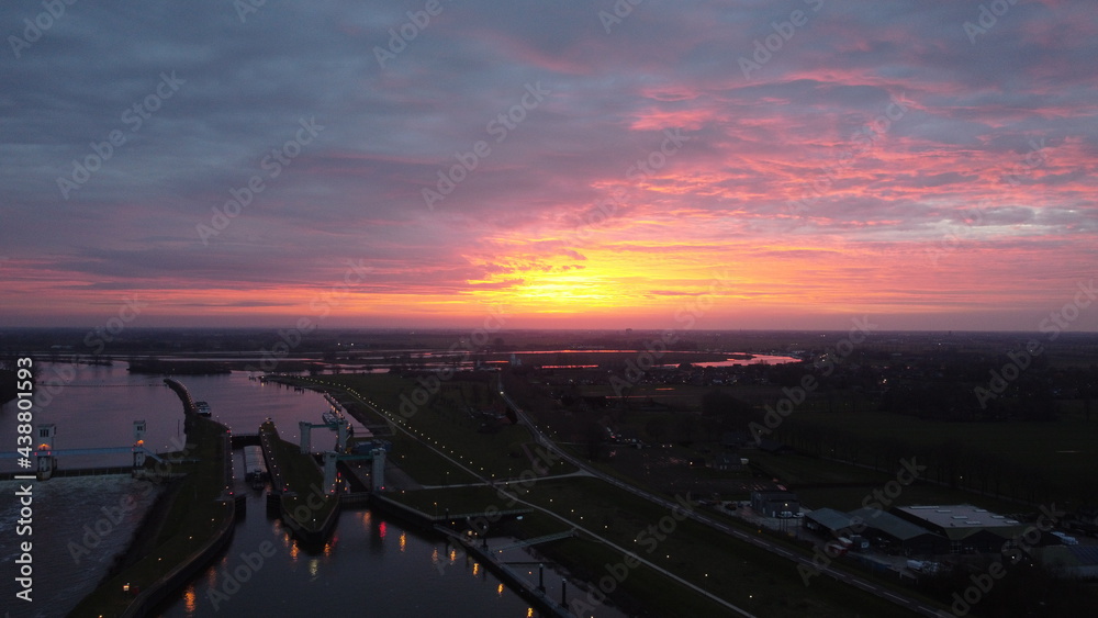 Sunset in the Netherlands