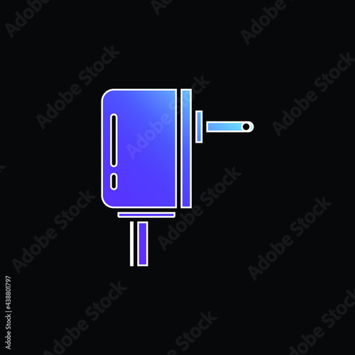 Adapter blue gradient vector icon