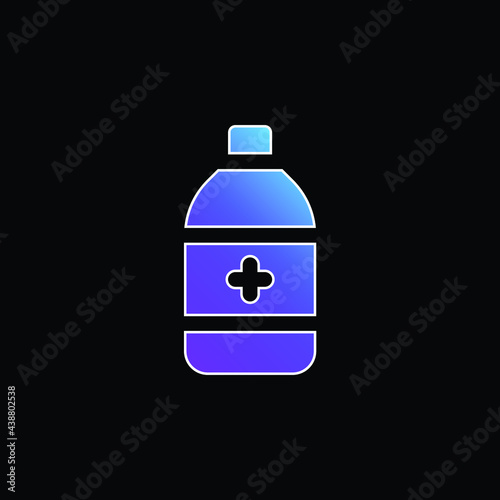 Alcohol blue gradient vector icon