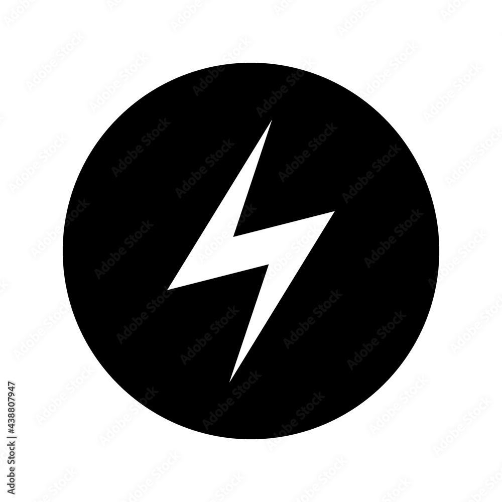Glyph energy pixel perfect vector icon on white background Glyph energy pixel perfect vector icon on white background