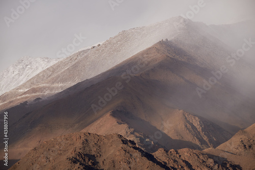 mountains in the snow Leh Ladakh