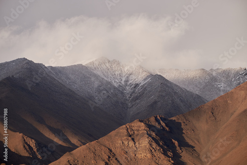 mountains in the snow Leh Ladakh