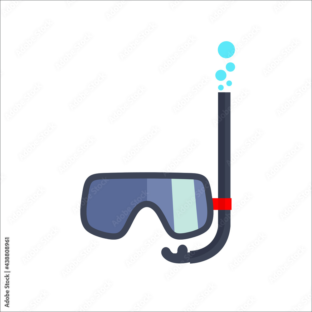 snorkel and mask