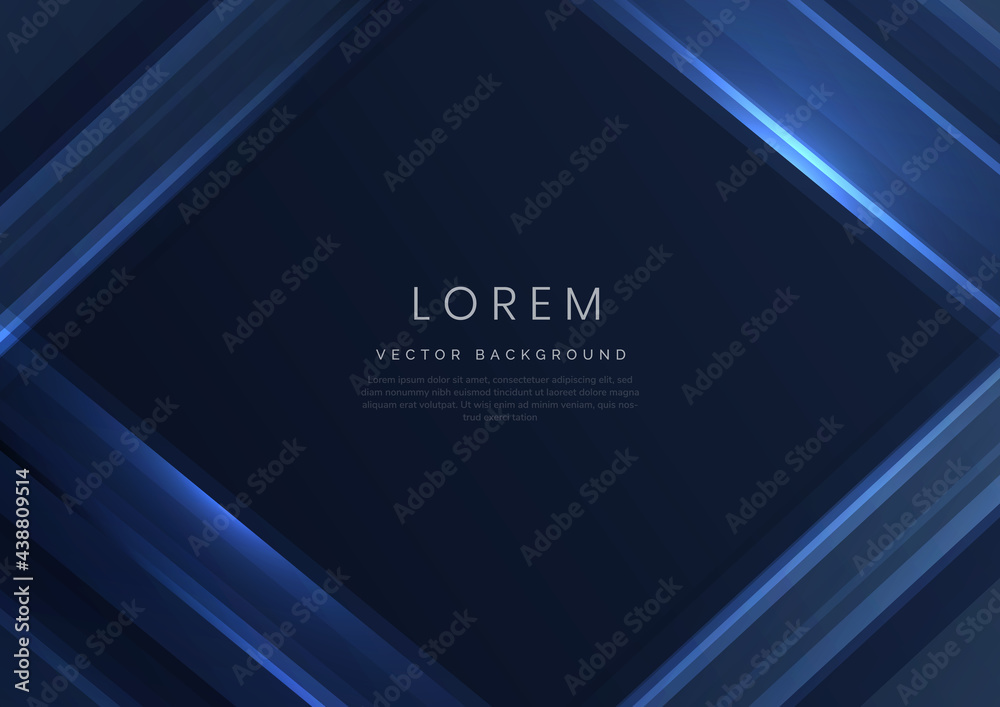 Abstract blue geometric diagonal overlay layer background. Abstract blue geometric diagonal overlay layer background.
