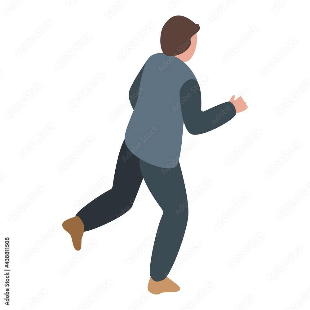 Manager rush job icon. Isometric of Manager rush job vector icon for web design isolated on white background Manager rush job icon. Isometric of Manager rush job vector icon for web design isolated on white background