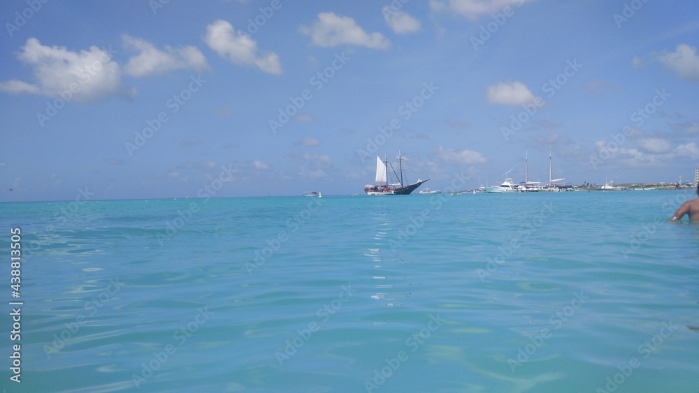 Fototapeta premium Praia Aruba