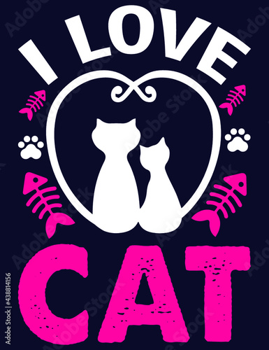 Cat Niche Designs for Multiple use (such as T-shirt, Coffee Cup, Mug, Pillow etc.)