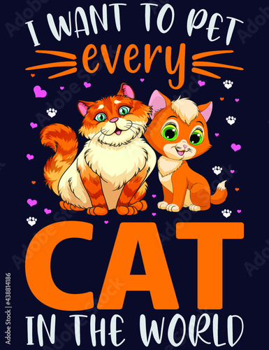 Cat Niche Designs for Multiple use (such as T-shirt, Coffee Cup, Mug, Pillow etc.)