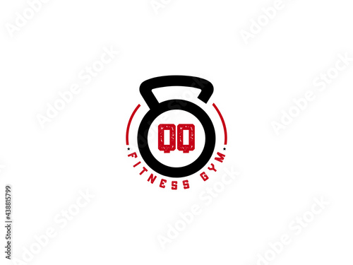 Letter QQ Logo, Gym QQ, fitness qq logo icon design