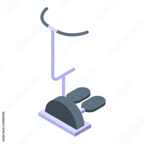 Fitness home equipment icon. Isometric of Fitness home equipment vector icon for web design isolated on white background