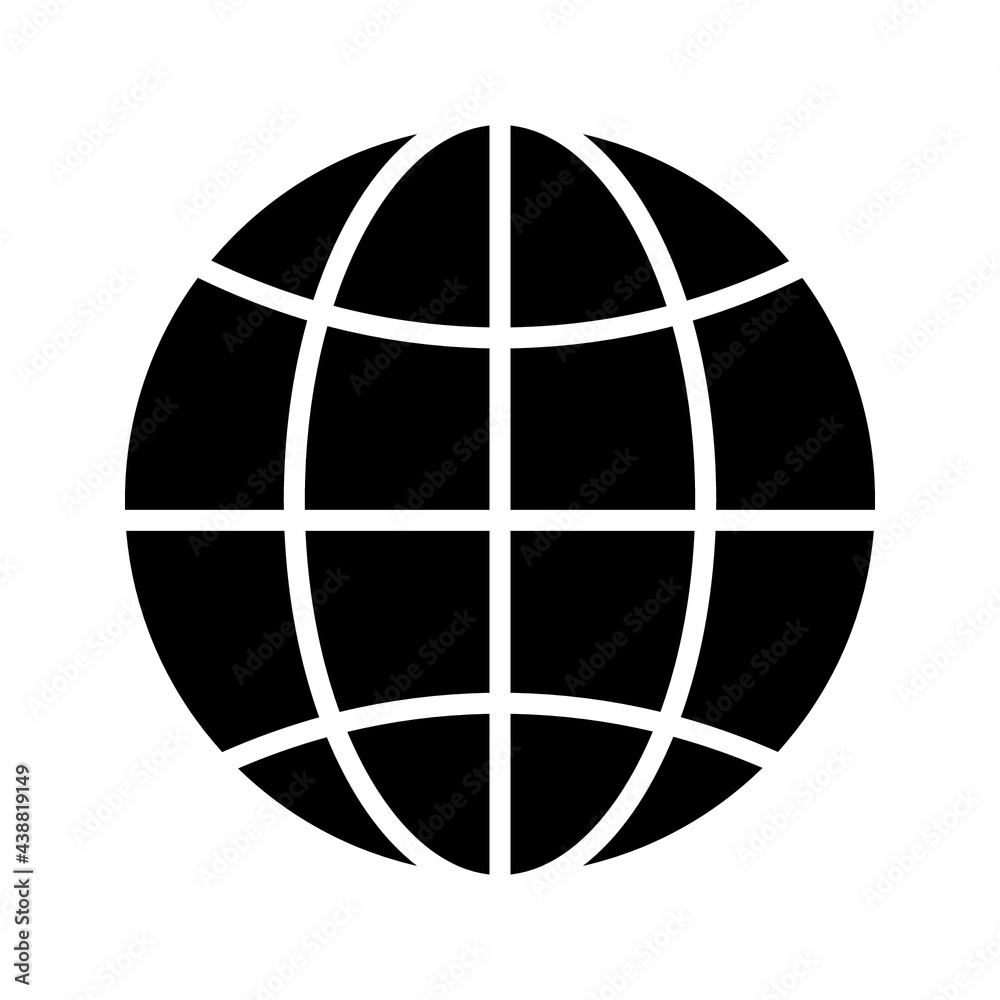 planet Earth icon. Flat planet Earth icon. on a white background. eps 10 planet Earth icon. Flat planet Earth icon. on a white background. eps 10