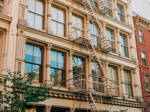 Architectural details in Soho, Manhattan, New York City