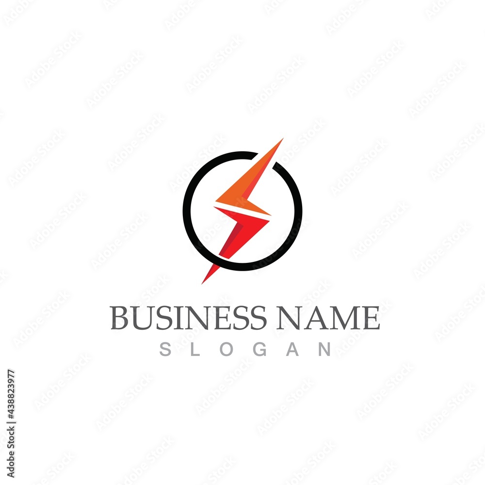 flash thunderbolt logo template flash thunderbolt logo template