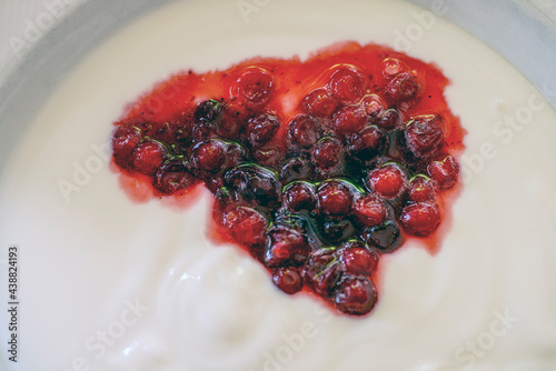 Photography lingonberry and sourmilk, nacka,sweden,sverige, stockholm