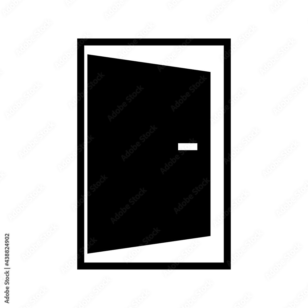 Door flat icon. Single high quality outline symbol for web design or mobile app. Door thin line signs for design logo. eps 10 Door flat icon. Single high quality outline symbol for web design or mobile app. Door thin line signs for design logo. eps 10
