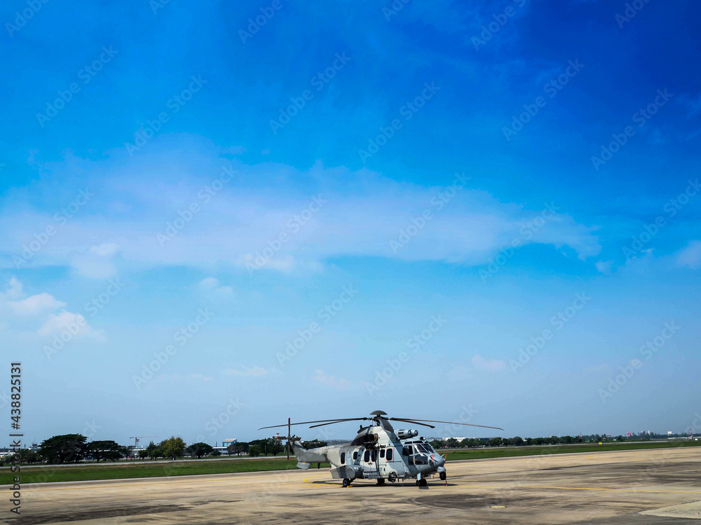 Fototapeta premium Helicopter for air force.