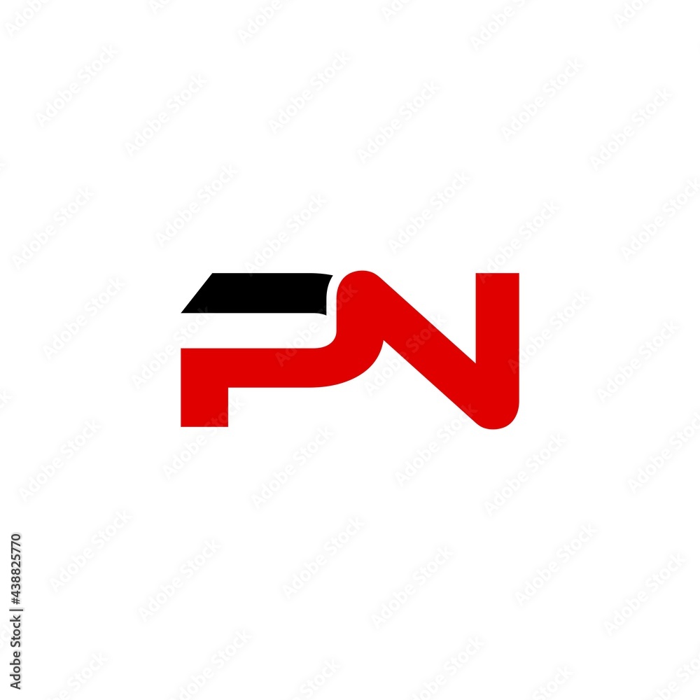 PN initial letter, modern logo design template vector PN initial letter, modern logo design template vector