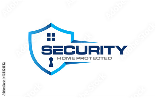 Illustration vector graphic of safe, lock, shield, and security logo design template