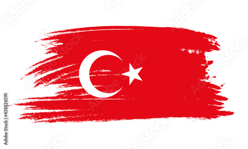 Turkey Flag, Türk bayrağı, National flag of Turkey, Turkish flag in standard proportion color mode RGB. vector illustration