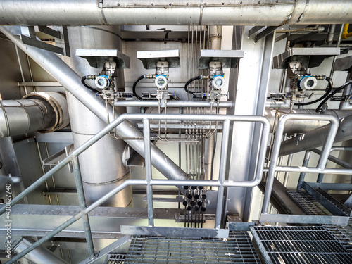 Pressure transmitter was installed in power plant.