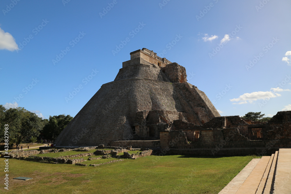 The Soothsayer's pyramid in Uxmal, Mexico