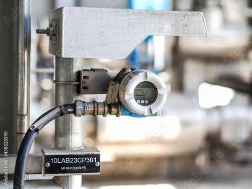 Pressure transmitter was installed in power plant.