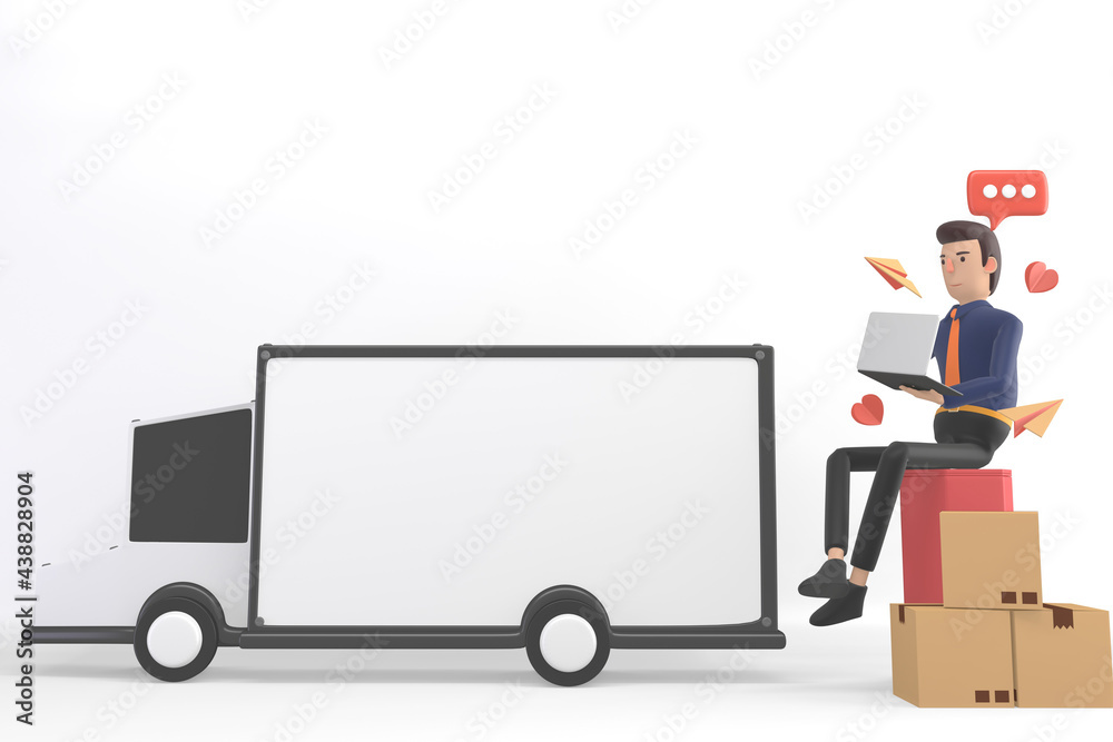 business man mock up on background for placing product images.3D rendering business man mock up on background for placing product images.3D rendering